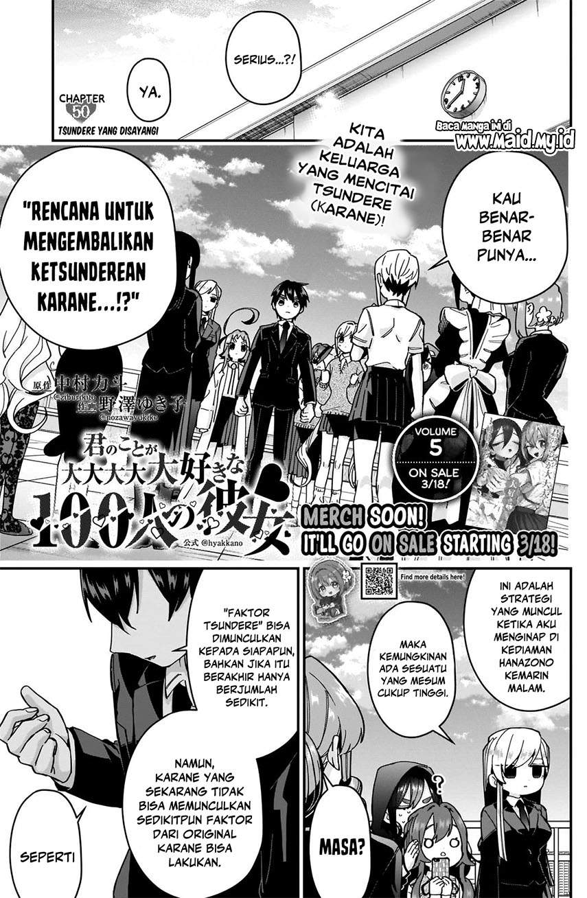 Kimi no Koto ga Dai Dai Dai Dai Daisuki na 100-ri no Kanojo chapter 50